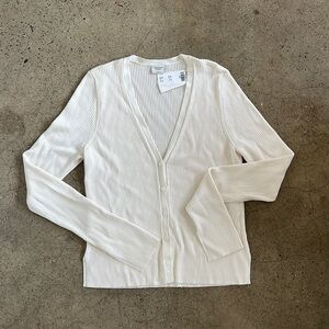 Abercrombie glossy slim cardigan